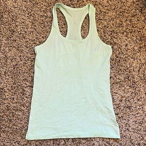 Lululemon Athletica Light Green Tank Top
